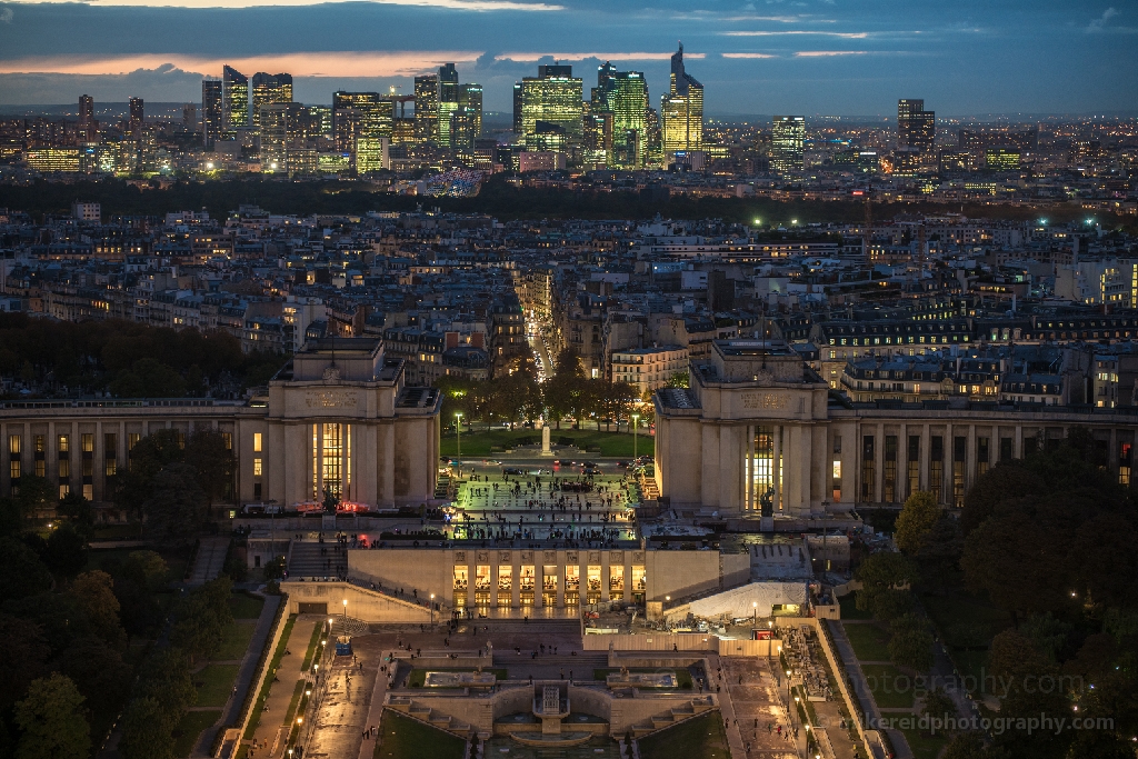 Palais de Chaillot and the City Skyline Beyond